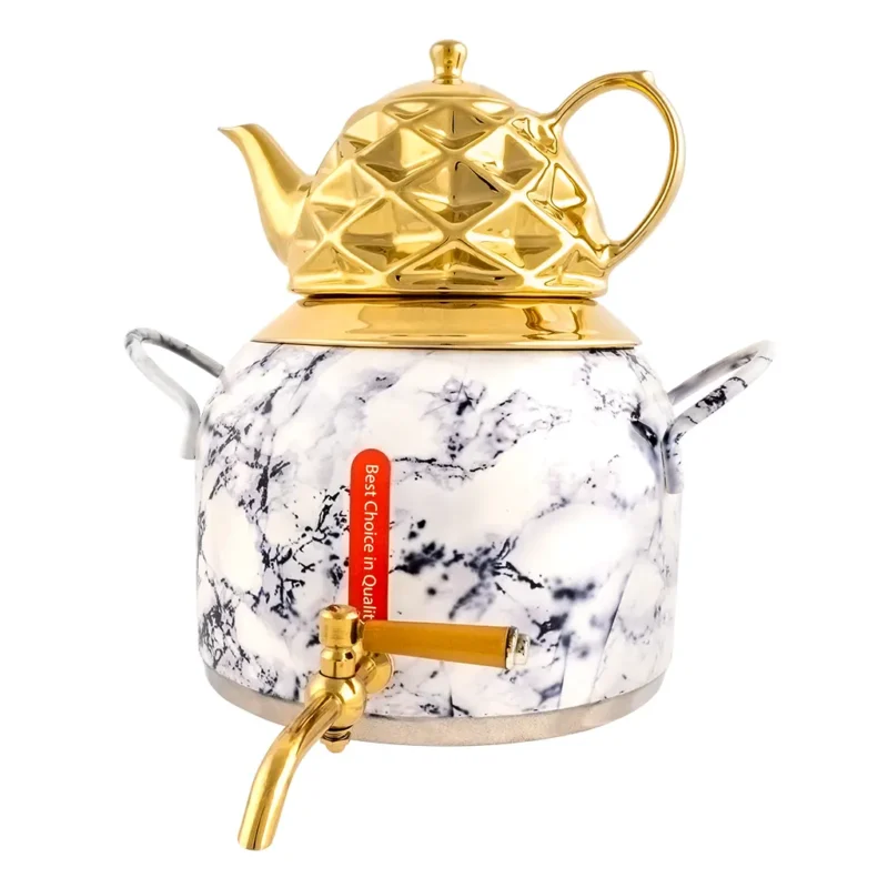 MRS612 کتری شیردار استیل(طرح سنگ)