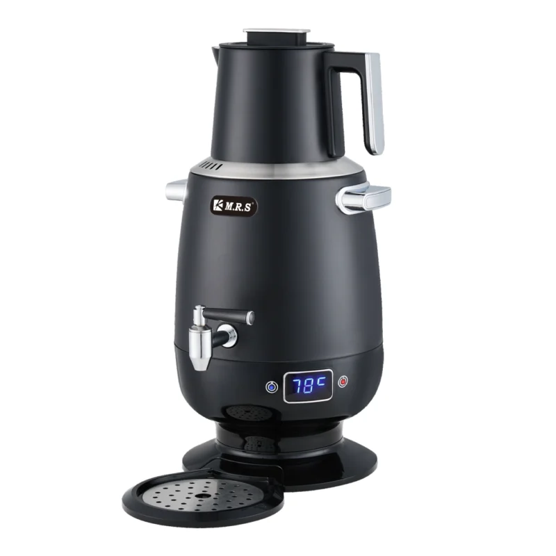 MRS1861 چای‌ساز سماوری(استیل با رنگ مشکی)